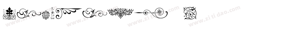 Fleurons A字体转换